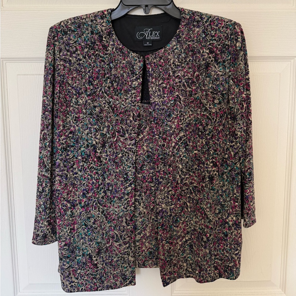 Alex Evenings 2-Piece Formal Jacket & Tank Top Set